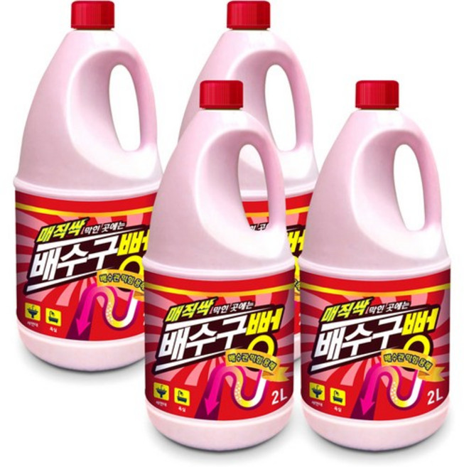 아토세이프 매직싹 배수구뻥, 2L, 8개