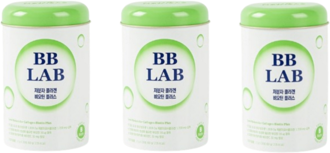 비비랩 저분자 콜라겐 비오틴 플러스, 60g, 3개