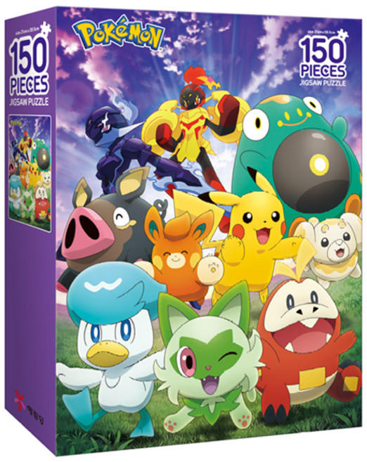 비브랜드 포켓몬스터 직소퍼즐 포켓몬 어드벤처 150pcs, 포켓몬스터 직소퍼즐 150pcs_포켓몬 어드벤처
