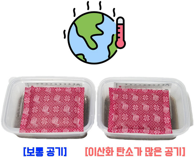 환경교육 지구온난화 온실효과실험(막대온도계), 1개