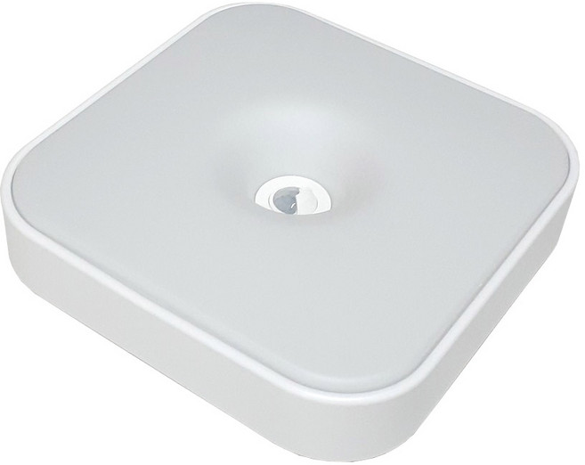 라이톤 led 센서등 현관 복도 베란다 시스템 사각 센서등 15W 주광색, 1개