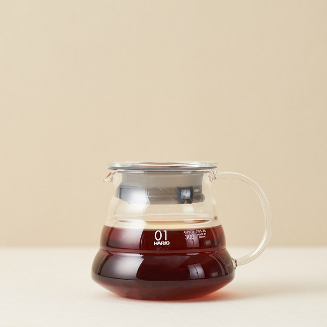 하리오 클리어 렌지 서버 360ml XGS-36TB, 1개, 1개