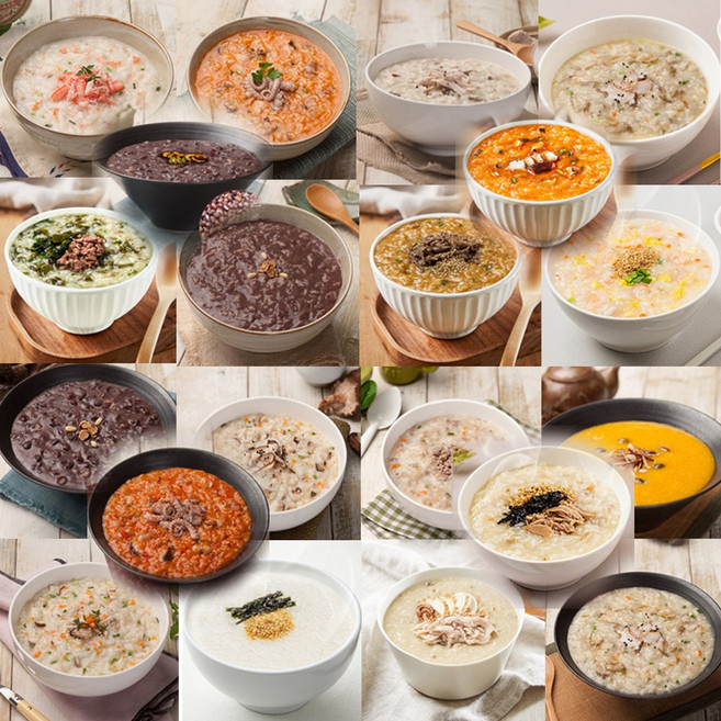 속편한 죽모음 호박죽 단팥죽 동지 소고기 닭죽 버섯죽 낙지 전복 참치 흰죽 든든한 아침식사, 10)야채죽500g, 500g, 1개