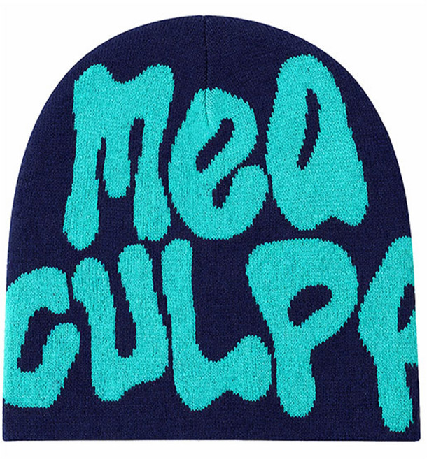 유어더메인 남녀공용 보온 레터링 비니