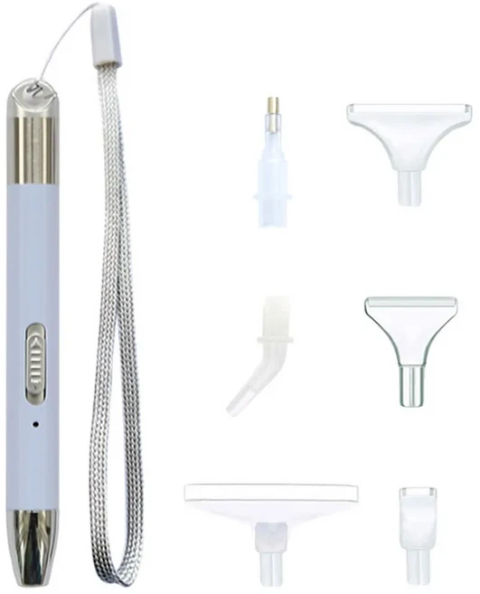 USB 충전식 조명 포인트 드릴 펜 세트 5D 다이아몬드 페인팅 빛나는 자수 액세서리 드로잉 도구, 03 PurpleB, 01 빠른  Mainland, 03 PurpleB