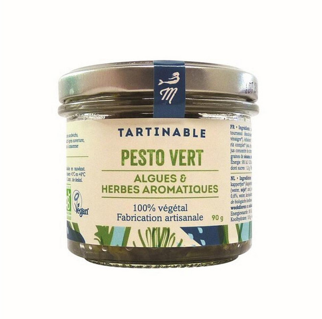 마리노에 그린 페스토 김 허브 스프레드, 10개, 90g