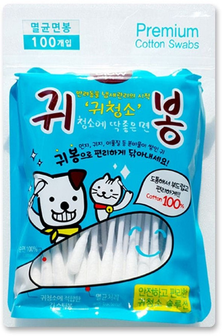 에티펫 귀청소 면봉, 단품