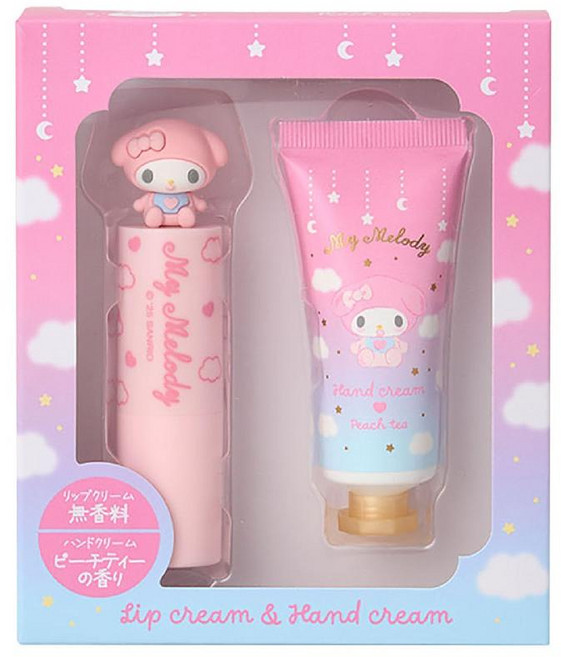 일본 산리오 립밤 핸드크림 세트 쿠로미