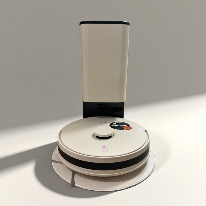 LG전자 코드제로 R5 로봇청소기 R585WKA, R585WKA1/정품인증, 카밍베이지