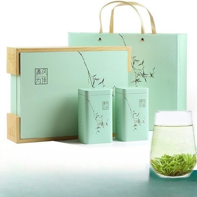 동정 벽라춘 명전 우전 녹차 고급차 선물세트, 고급 벽라춘 선물세트 250g, 2개입