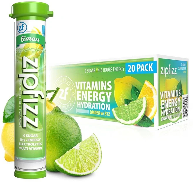 Zipfizz 헬시 에너지 드링크 믹스 20개입 - Limon, Zipfizz 헬시 에너지 드링크 믹스 20개입 - L - 쿠팡