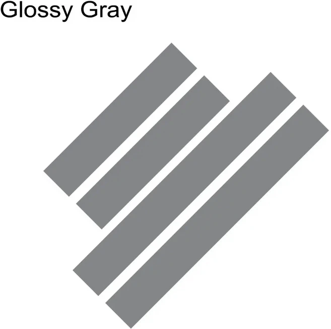 포드 연결 튜닝 액세서리 캠핑카 밴 자동 스포츠 비닐 데칼에 대 한 4 개/몫 도어 스티커, 02 Glossy Gray