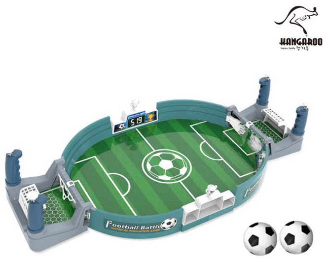 KANGAROO 2인 대전 슈팅 축구게임 실내 보드게임 장난감 인터랙티브 슈팅축구 가족용 파티게임 집중력 향상 미니 테이블 게임기 집콕놀이, 1개, 미니테이블축구 K-UT358631