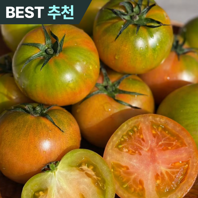[정품인증] 산지직송 프리미엄 짭짤이 대저토마토, 1박스, 2.5kg (중과 M)