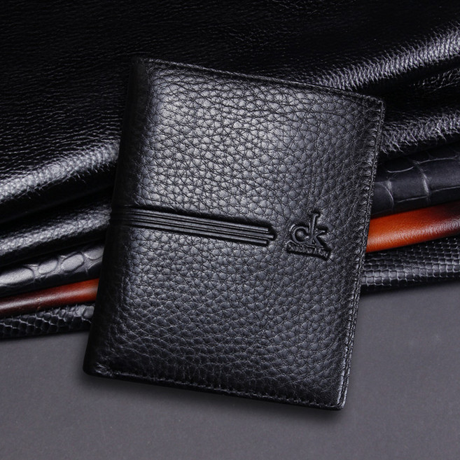 크리스찬케리 소가죽 중지갑 CK-226 슈렁큰 가죽 남성 자크지갑