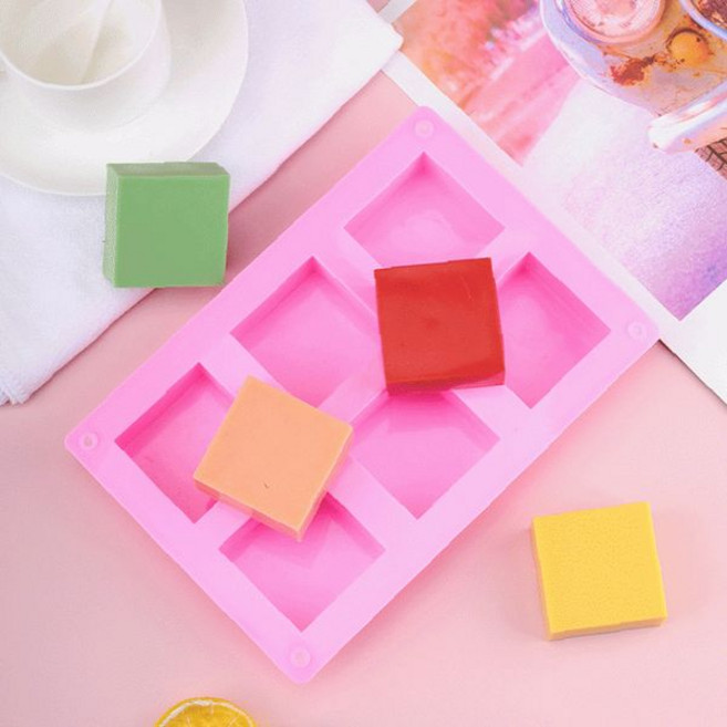 실리콘 수제비누틀 석고방향제 캔들제작 DIY공예 핸드메이드 아로마왁스 디퓨저, 모스큐브몰드