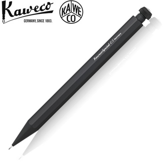 카웨코 스페샬 샤프 알블랙 고급샤프 Kaweco 보호캡 증정, 1개, 0.3mm