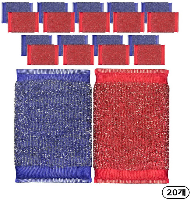 크린라이프 강력수세미 20P, 2세트, 10개