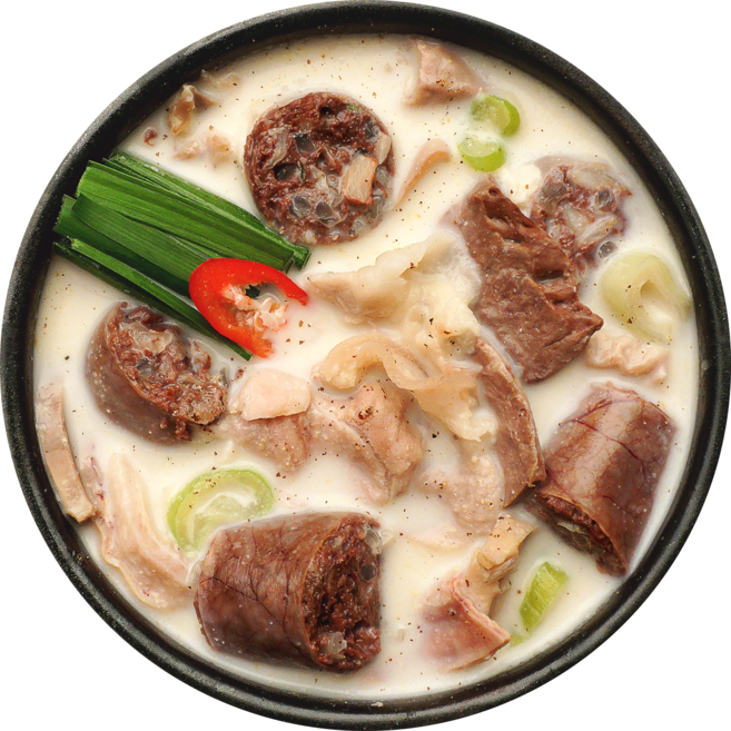 맛팜 국내산 고기 폭탄 찐한 순대국 조리후 650ml (물만 넣고 끓이는 순대국밥), 280g, 1개