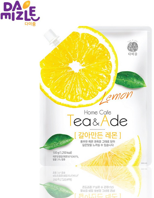 레몬 500g 다정 갈아만든 식음료 차류 [1EA] jj0*408uH, 1팩