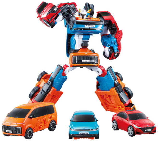 [영실업] 또봇 V 트라이탄 로보트 현대자동차 (또봇 X+Y+Z ) 3단합체, 1개, 단일옵션