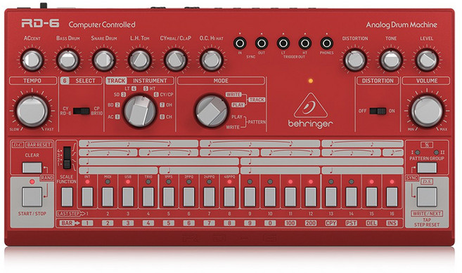 컨트롤러 사운드 시퀀서 베링거 USB 키보드64단 32Key 믹서 MIDI SWING, RD 6 RD