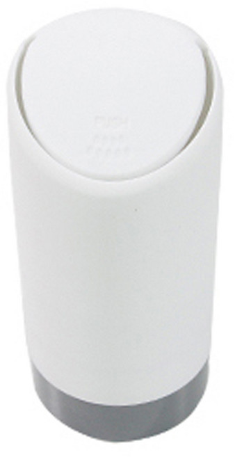 차량용 실리콘 휴지통 도어포켓 컵홀더 쓰레기통, 1개, 화이트