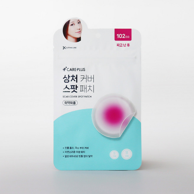 올리브영 케어플러스 상처커버 스팟패치, 102개입, 1개