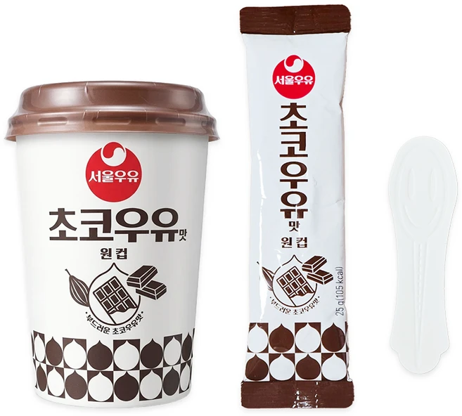 서울우유 초코우유맛 원컵 추억의 자판기초코우유 식사대용 간식 소풍 등산 여행 당보충 핫초코, 6개, 25ml - 쿠팡