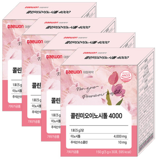 대원제약 콜린 미오 이노시톨 4000, 4개, 30회분