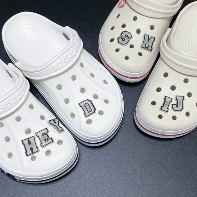 알파벳 이니셜 야광 신발 파츠