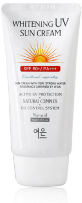 여은 화이트닝 유브이 선크림 SPF50+ PA+++, 70ml, 2개