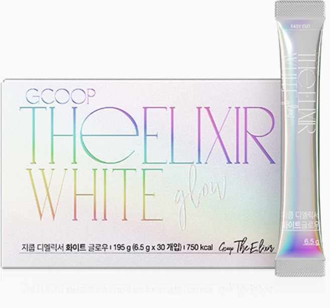 지쿱 디엘릭서 화이트 글로우, 1개, 195g