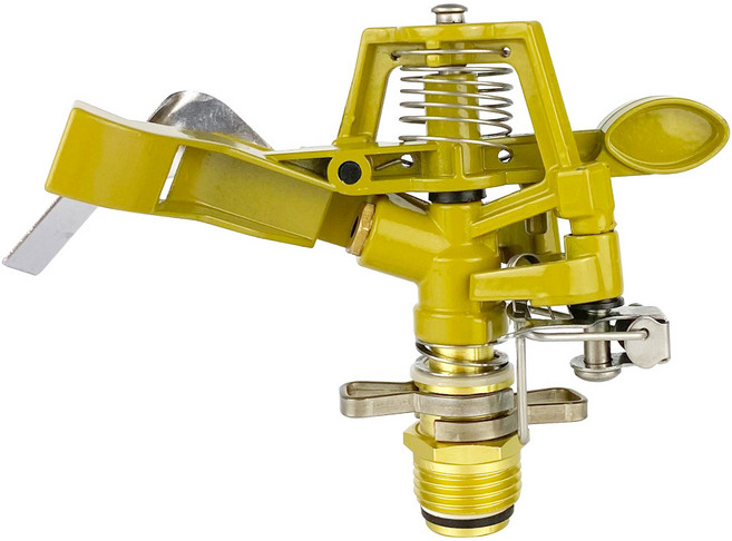 황동 스프링클러헤드(GP05) 농업용 농사용 텃밭 정원 잔디 원예용 스프링클러 헤드 물분사기, 1개