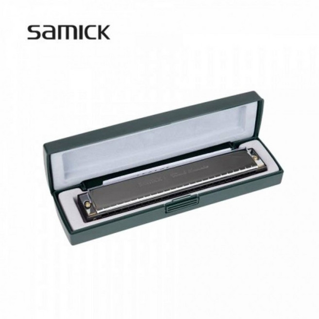 SPR_삼익 밴드 하모니카/실버 프로페셔널 트레몰로C키 독주 합주 교본hij228, SPR_STH-24M-실버, 1개