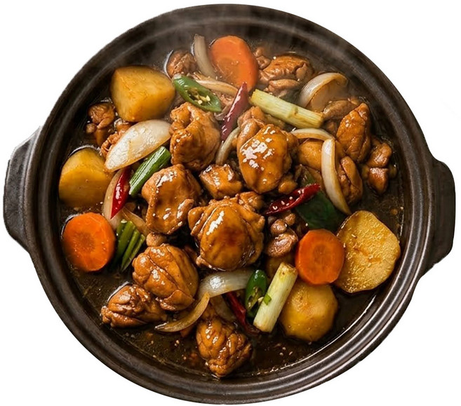 머그바 안동식 순살 찜닭 800g + 납작당면 100g, 2개