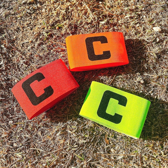 축구 주장완장 스포츠 축구밴드 zac*607vL, 형광