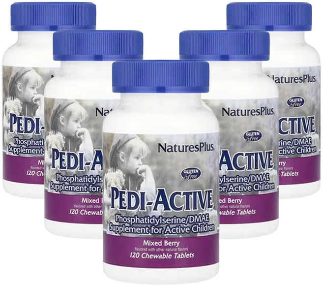 네이쳐스플러스 Pedi-Active 믹스 베리 츄어블, 5개, 120정 - 쿠팡