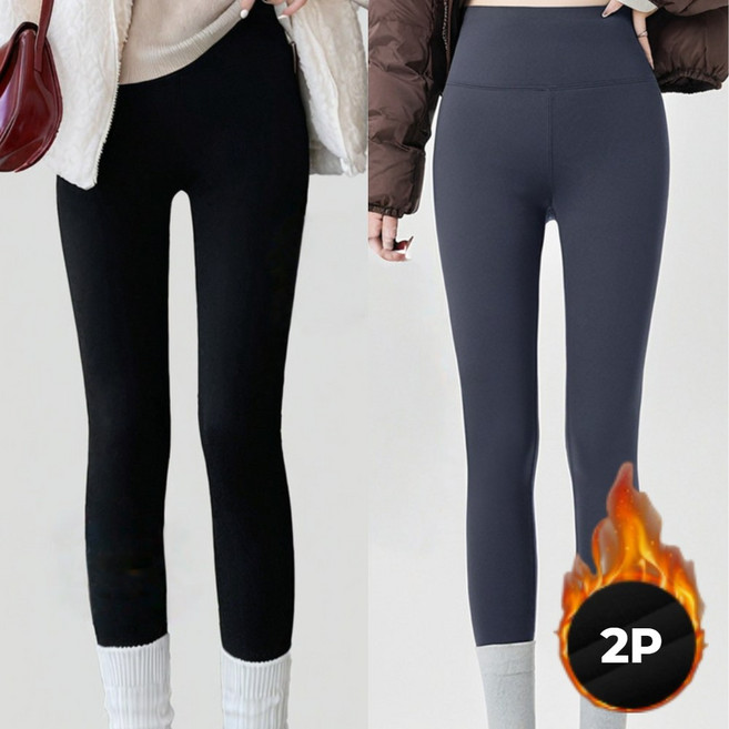 라온투유 데일리 9부 여성 레깅스 2장 세트