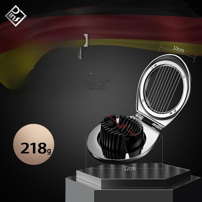 에그 커터 슬라이서 계란 절단기 1개 컷팅기 다기능 304 스틸 다기능 계란 3 in 1, 304 스테인리스 스틸 다기능 계란, 기본 색상