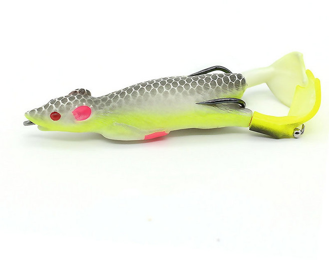 한현 쥐 프로그 베스 가물치 민물루어미9cm/12g, 노란색9cm/12g, 1개