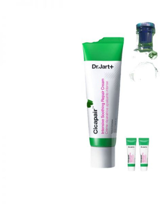 닥터자르트 진정장벽크림 시카페어 인텐시브 수딩 리페어 크림 50ml +크림15mlx3타이거스카프, 닥터자르트 산뜻한수분진정 시카페어 인텐시브 수딩 리페어