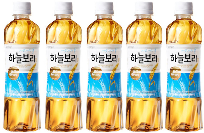 웅진 하늘보리, 500ml, 5개