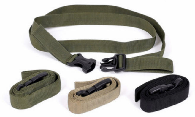 IANSOSO 캠핑 버클 압축 벨트 스트랩, 2개, 1단, 블랙