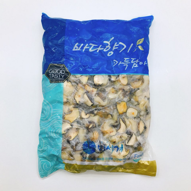 바다냄새 참소라슬라이스 1.3kg 대용량 1팩 냉동 자숙소라살 절단소라, 1
