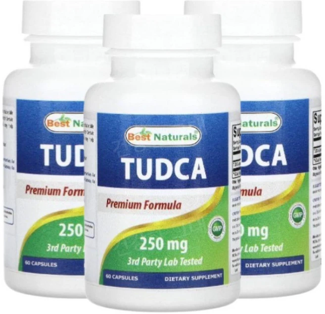 베스트내츄럴스 TUDCA 250mg 60 캡슐, 60정, 3개 - 쿠팡