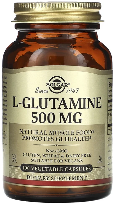 솔가 L-글루타민 500 mg 100 베지캡슐, 100정, 5개 - 쿠팡