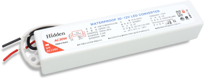 LED 방수 SMPS 12V 30W 60W 100W 150W 200W 300W 400W 500W 600W 조명안정기 컨버터 국산, 1개