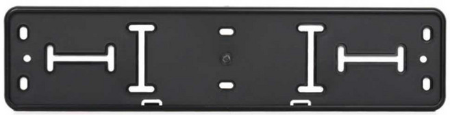 자동차 번호판 가드 천공 신형번호판 가드 번호판 플레이트 번호판볼트, (01)천공용번호판가드-1P, 1개