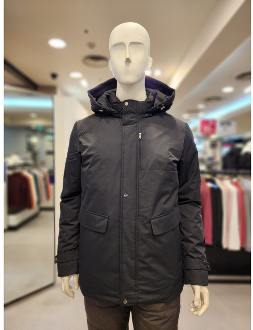 BTR골프 BWO9508MBLK #3 비티알 점퍼 신상할인!! 골프 일상 등산 낚시 출퇴근 가볍고 따뜻하며 털빠짐이 없는 남성 겨울 사파리 야상 웰론 패딩 후드집업 오버자켓